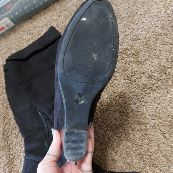 George Black High Calf Boots - Picture 7 of 9